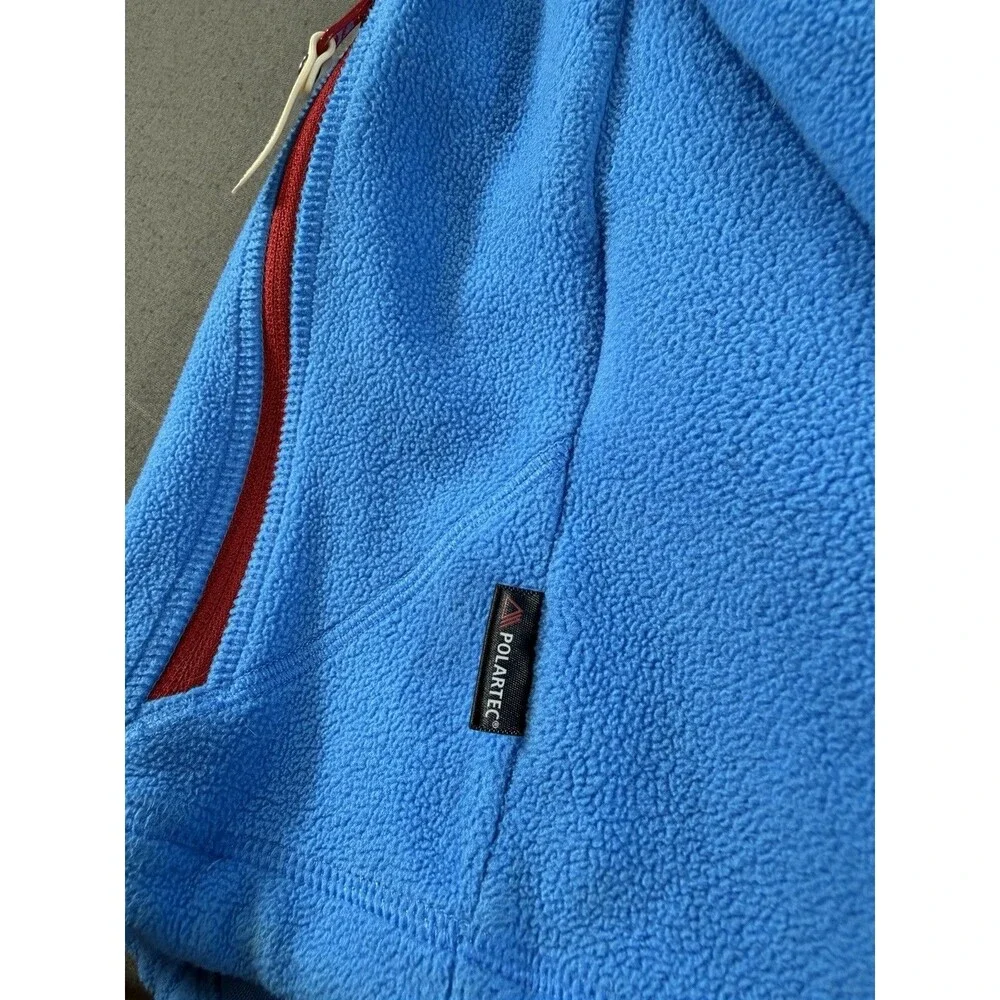Helly Hansen Sitka Full Zip Fleece Jacket Mens Large Racer Blue Polartec Outdoor